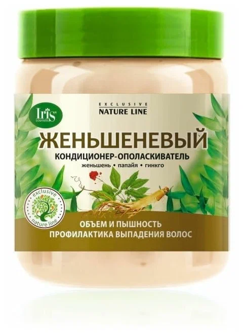 Кондиционер-ополаскиватель Iris "Женьшеневый" серии EXCLUSIVE NATURE LINE, 500 мл