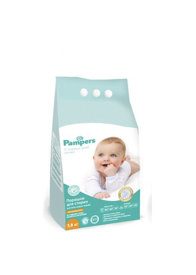 Порошок для стирки детского белья pampers 3.8 кг Заботливая мама