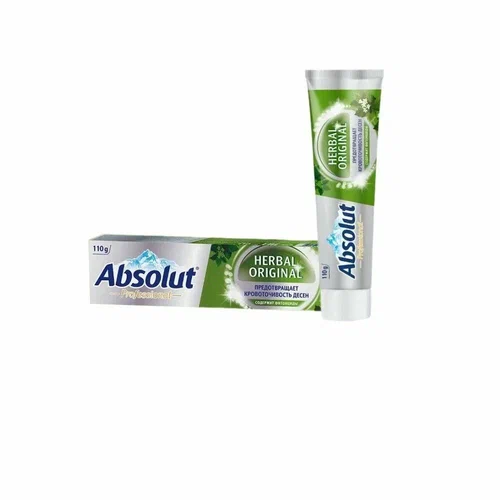 Зубная паста Absolut Herbal original предотвращение кровоточивость десен 110г.