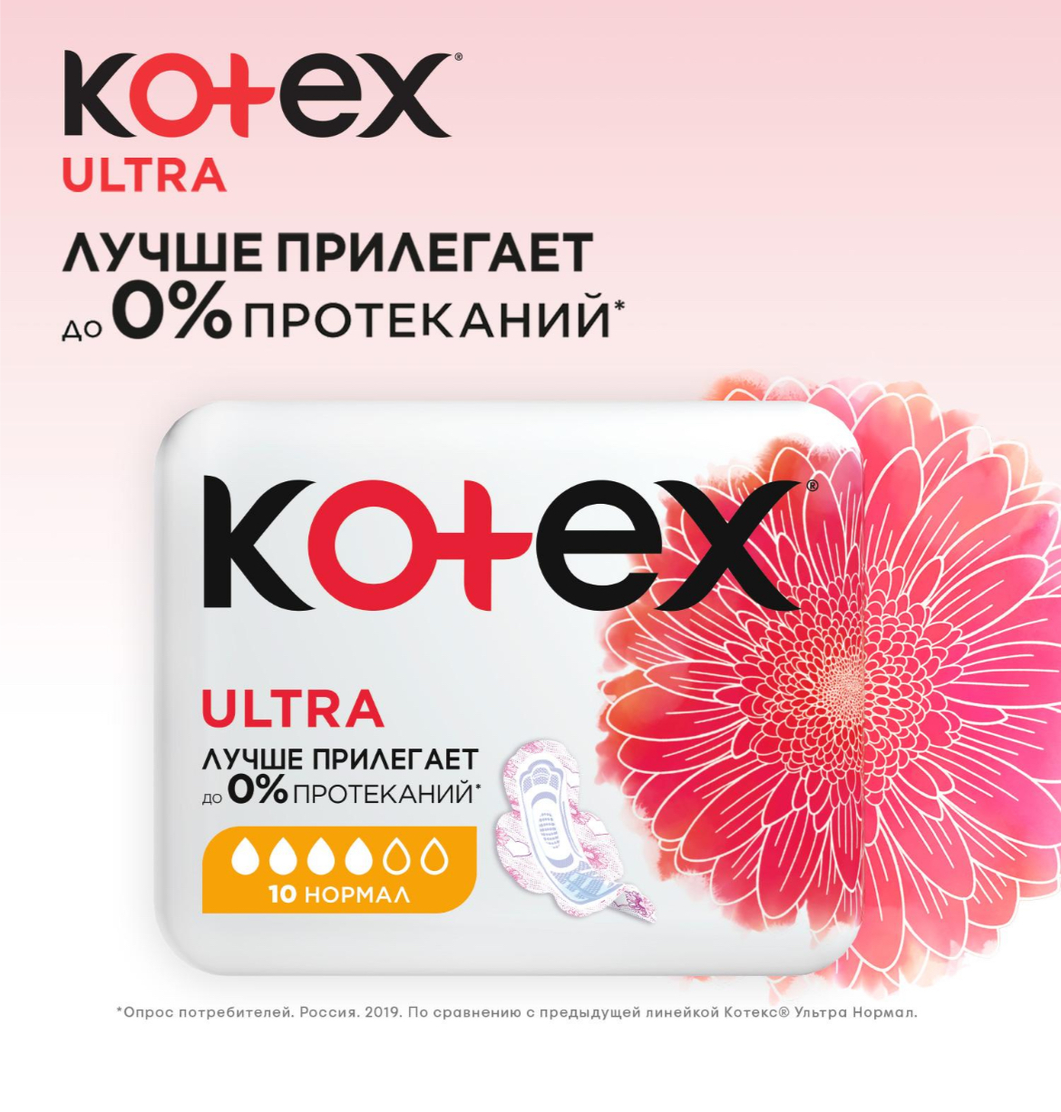 Прокладки гигиенические Kotex Ultra Net Normal (10 шт.)