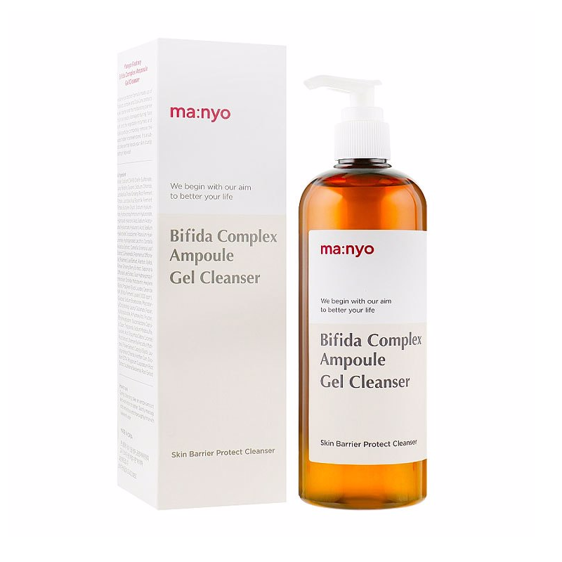 Очищающий гель с бифидобактериями MANYO Bifida Complex Ampoule Gel Cleanser