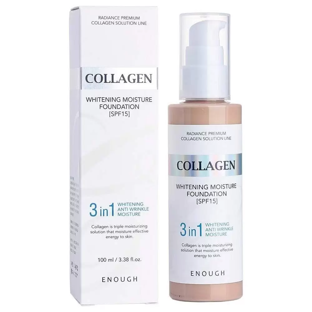 Тональный крем с коллагеном Enough Collagen Whitening Moisture Foundation SPF 15 — тон 13 (Б)