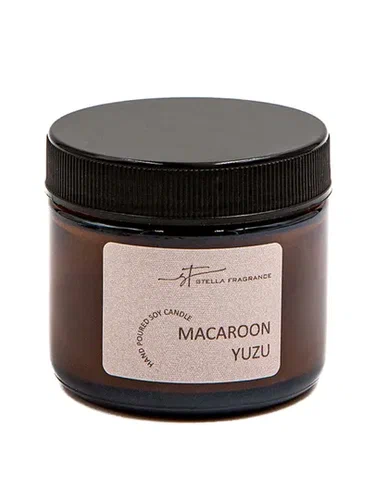 Свеча ароматическая STELLA FRAGRANCE Macaroon Yuzu, 50 гр.