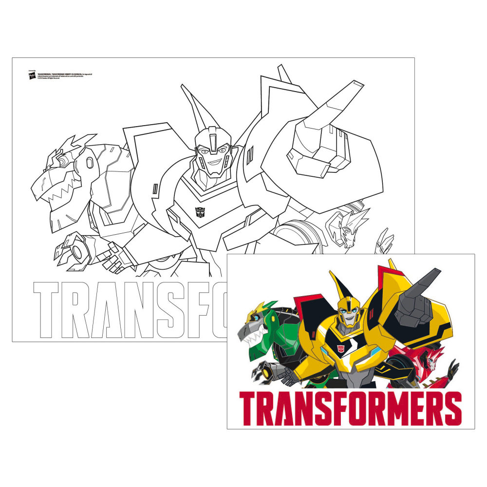 Раскраска напольная., Transformers (гофр48; Декларация о соответствии таможенного союза №ТС RU Д-RU.АЛ88.В.0414) TRCA-UA1-FCL710