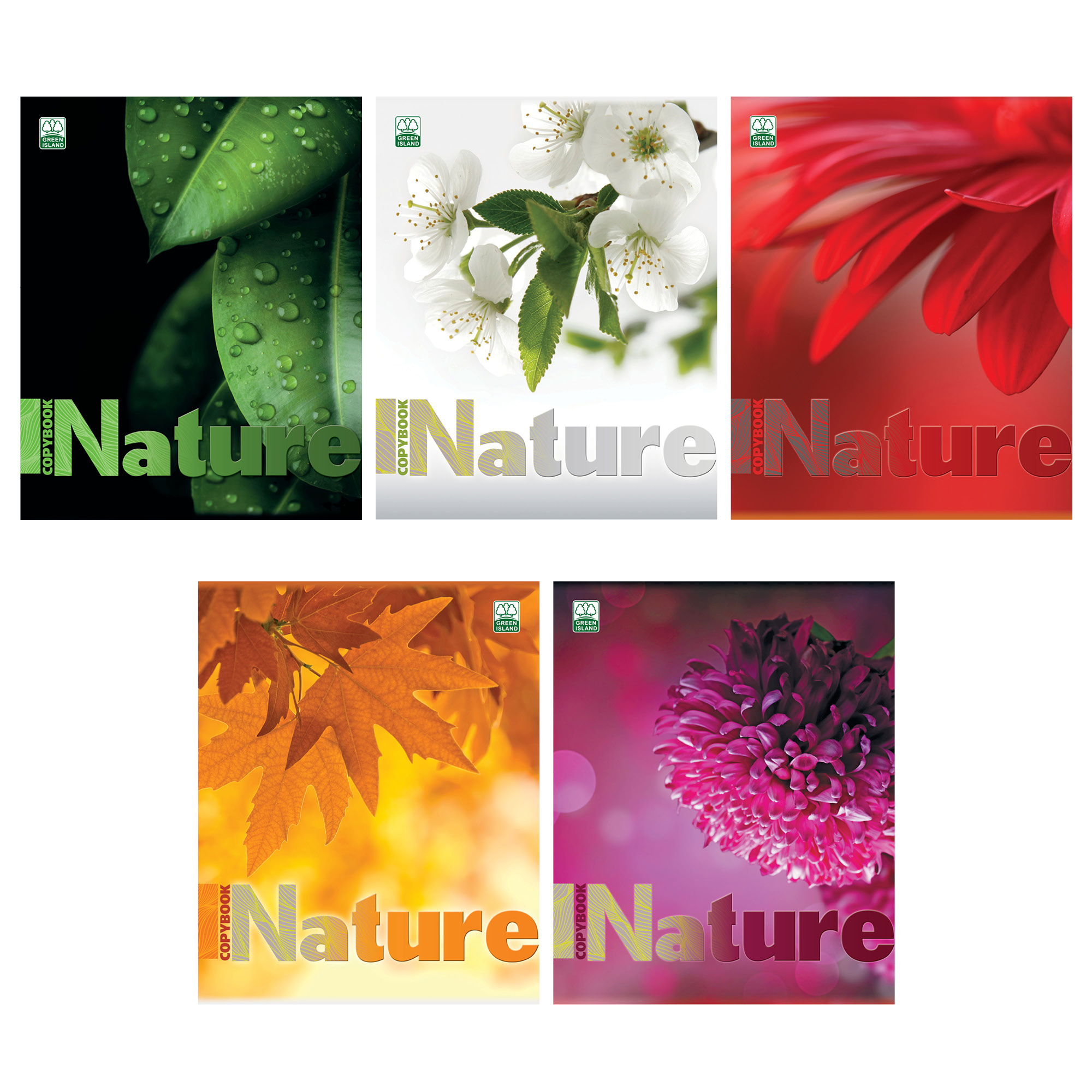 Тетр 96л скр А5 кл 8787/5-EAC Nature ГРИН (гофр36_(3*12))