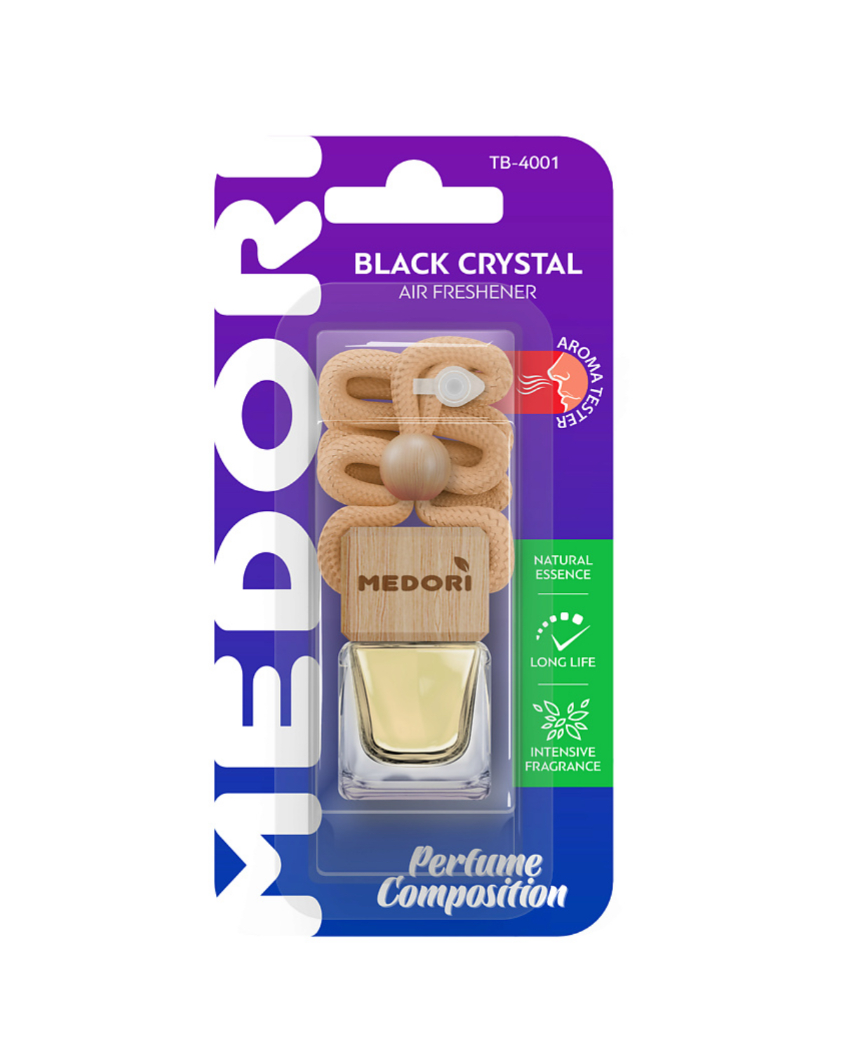 Освежитель авто Medori "Black Crystal"