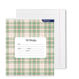 Тетрадь 24л., линия, Alingar, скрепка,