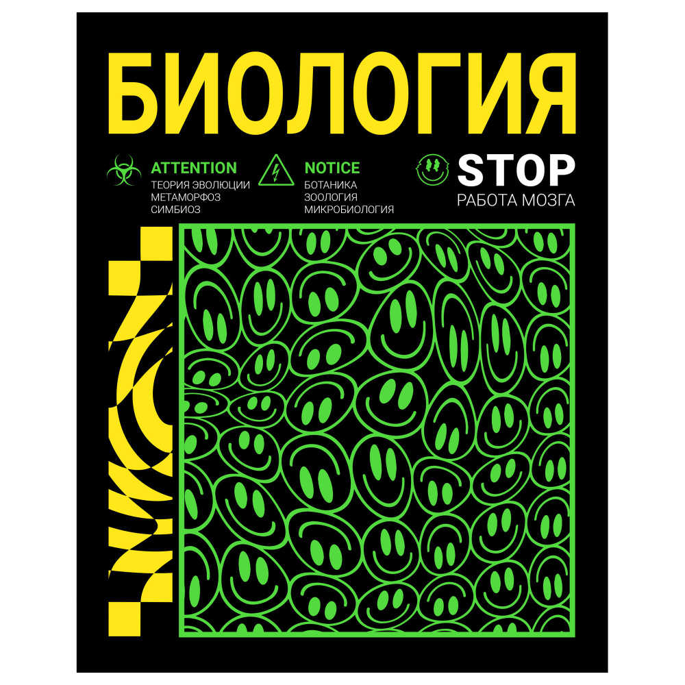 Тетр биология 48л скр А5 кл 13168-EAC флюор краски Неоновый смайл (гофр60_(3*20))
Штрих код: 4603008696983