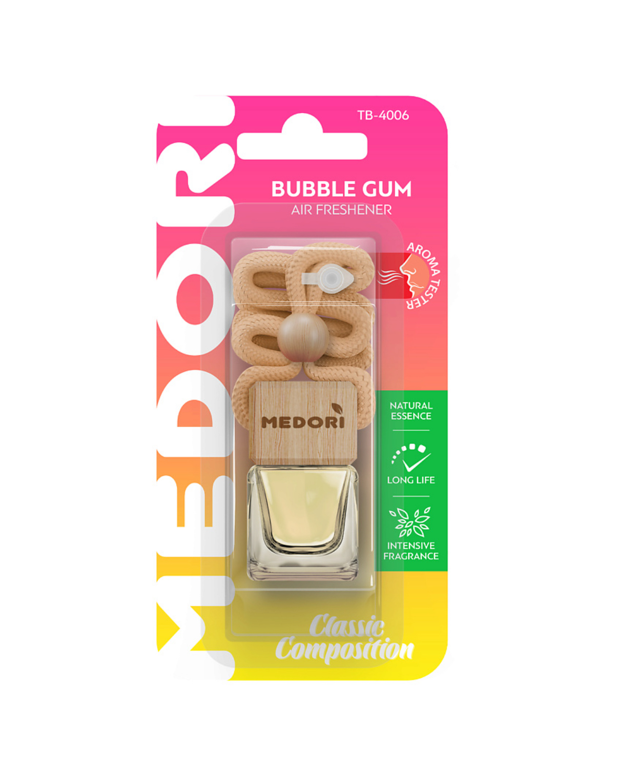Ароматизатор для автомобиля и гардероба BUBBLE GUM MEDORI