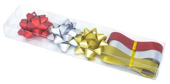 Бант-звезда для праздничной упаковки (перс). Размер Ø банта 5-6 cм.