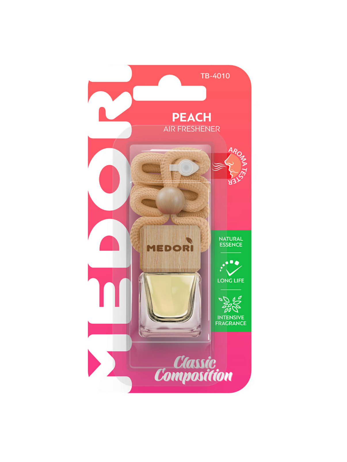 Ароматизатор для автомобиля PEACH подвесной, 6 мл