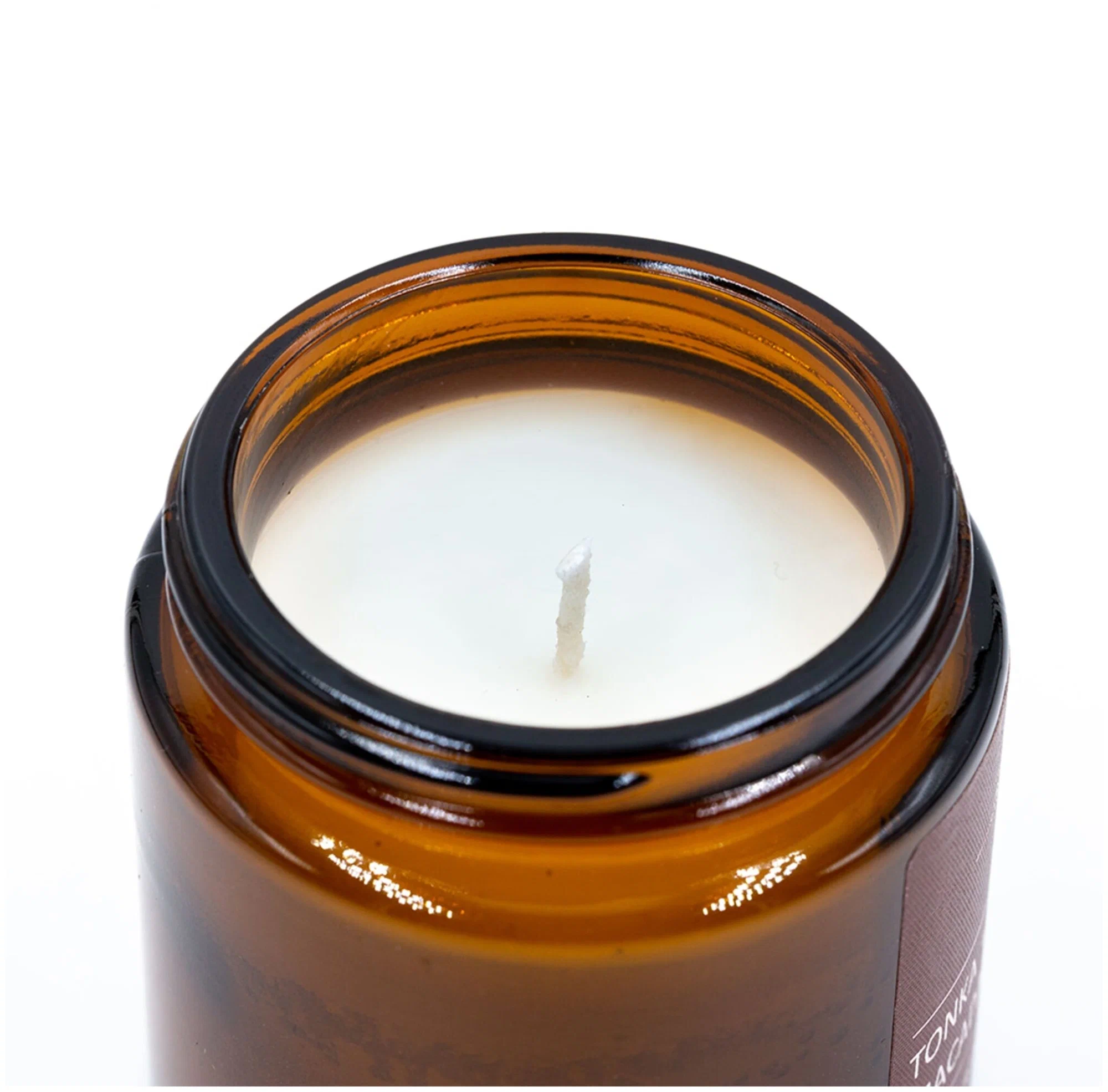 Свеча ароматическая STELLA FRAGRANCE Black Leather, 90 гр.