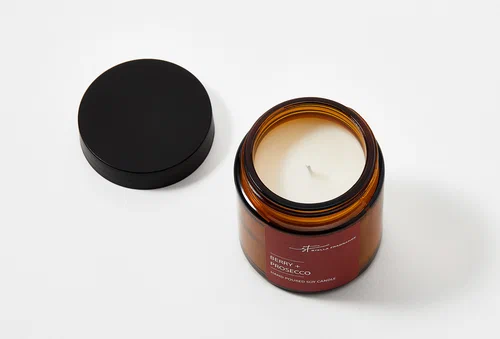 Свеча ароматическая STELLA FRAGRANCE Berry+Prosecco, 90 гр.