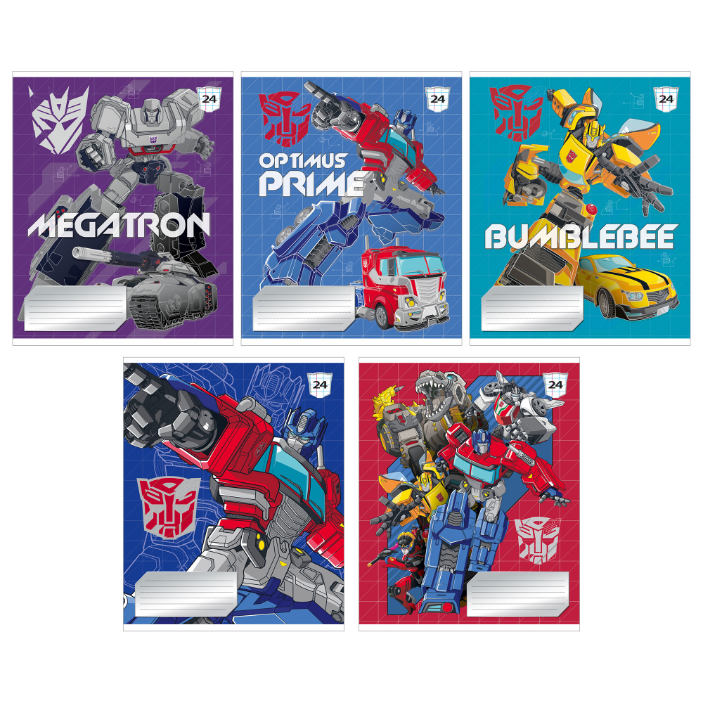 Тетр 24л скр А5 кл карт TR199/5-EAC полн УФ лак Transformers (гофр120_(6*20); Декларация о соответствии ЕАЭС N RU Д-RU.РА02.В.29079/2)