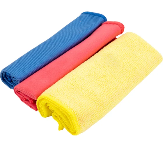 Салфетки для уборки 30*30см микрофибра 3шт Рыжий Кот