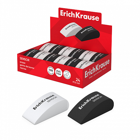 Ластик ErichKrause Sensor Black&White