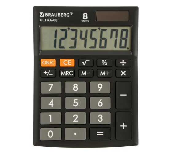 Калькулятор " Skainer " 12-разрядный 157*200*32мм, черный