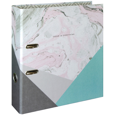 Папка-регистратор OfficeSpace "Soda. Marble", 70мм, офсет