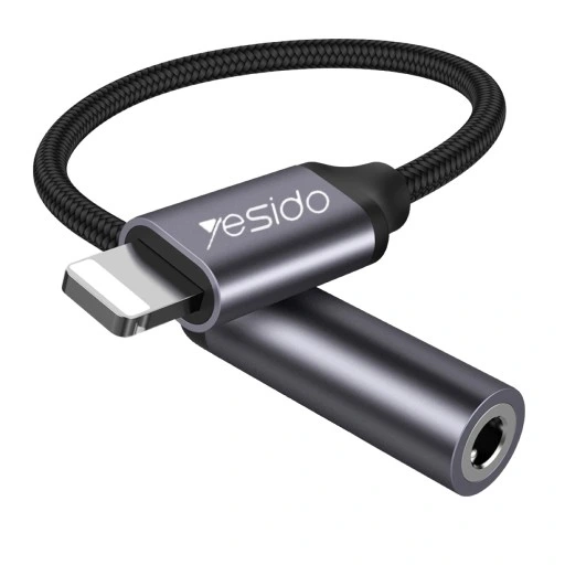 Адаптер Yesido YAU21 lightning 3.5 aux