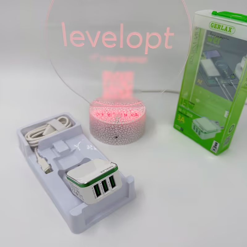 Зарядное устройство + провод microUSB Gerlax 18W