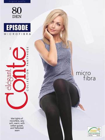 EPISODE/80Den/XL/Колготки/Жен./Conte (цв:NERO, раз:6)