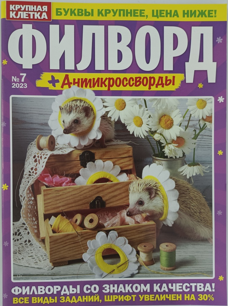 Филворд. Крупная клетка. №9 2024