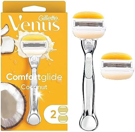 Женская бритва Gillette Venus Comfortglide Coconut Scent с 2 сменными картриджами