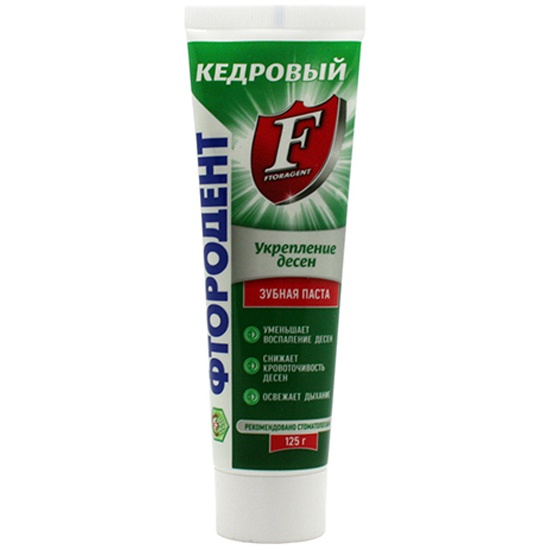 Зубная паста Фтородент Кедровый(125 мл)