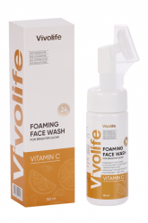 Пенка для умывания с Витамином С VIVOLIFE, 150 мл