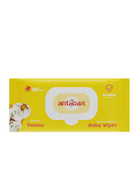 Влажные детские салфетки Antabax kids, ромашка, 80шт