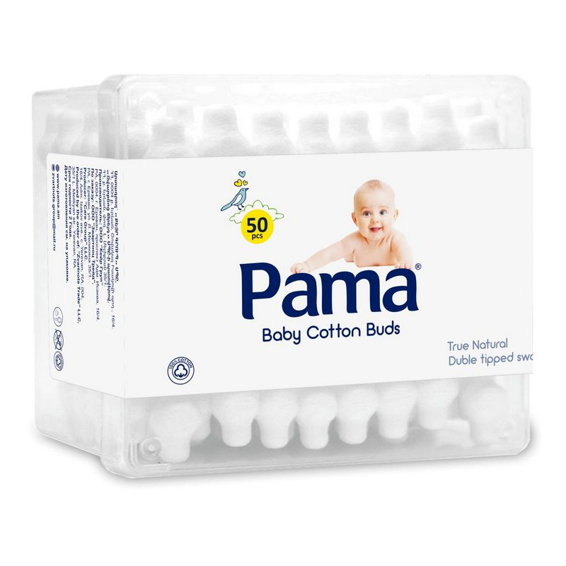 Ватные палочки 50шт Pama
