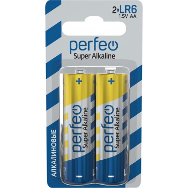 Батарейка алкалиновая Perfeo LR6/2BL