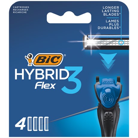 Станок для бритья Bic Flex 3 Hybrid (2 кассеты)