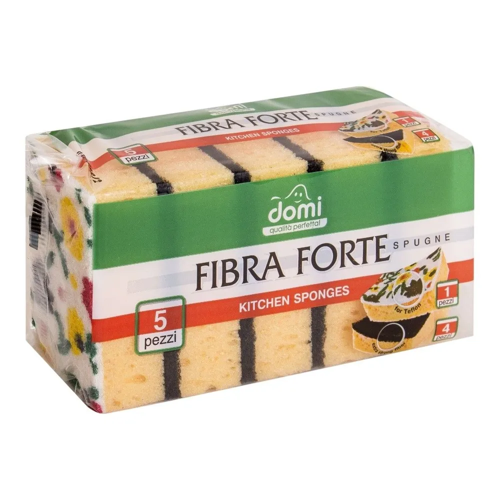 Губка для посуды Domi Fibra Forte (5 шт)