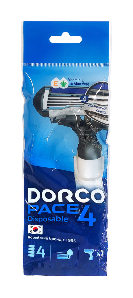 Cтанок для бритья одноразовый Dorсo Pace 4 Blade