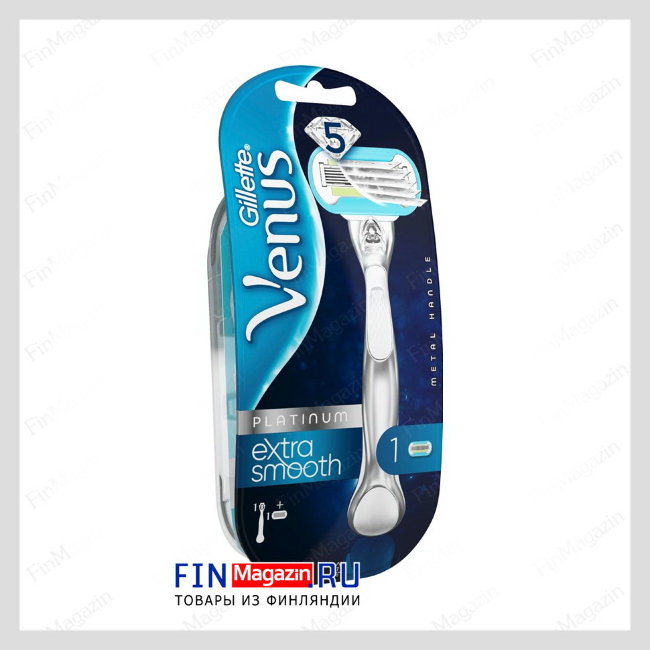 Бритвенный станок Gillette Venus Extra Smooth Platinum 1 шт