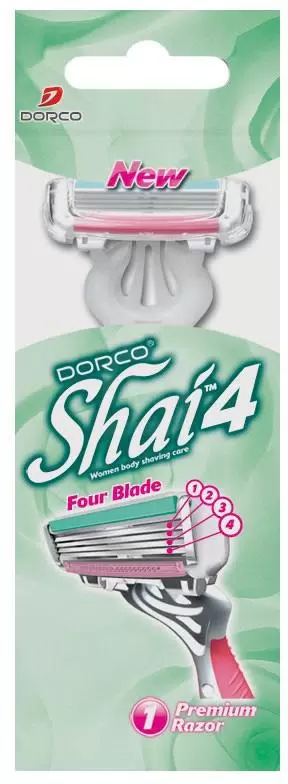 Станок для бритья женский одноразовый Dorсo Shai 4 Blade