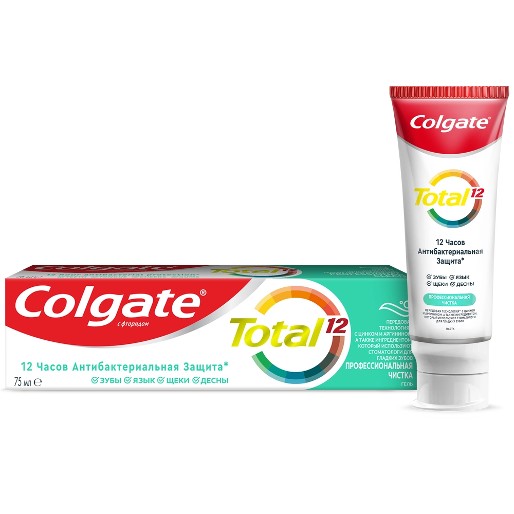 Зубная паста Colgate Total 12 Гель Профессиональная чистка (75 мл)