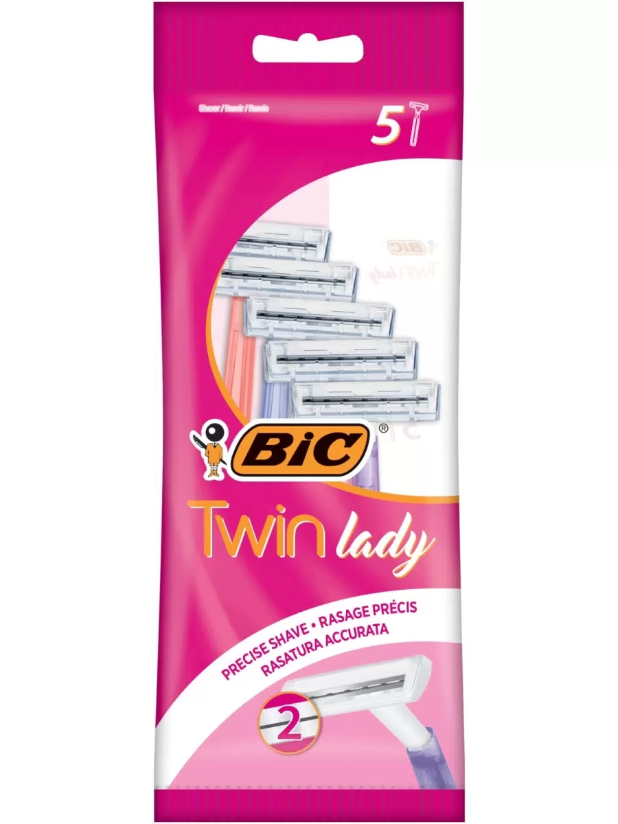 Станок для бритья одноразовый Bic Twin Lady (5 шт.)