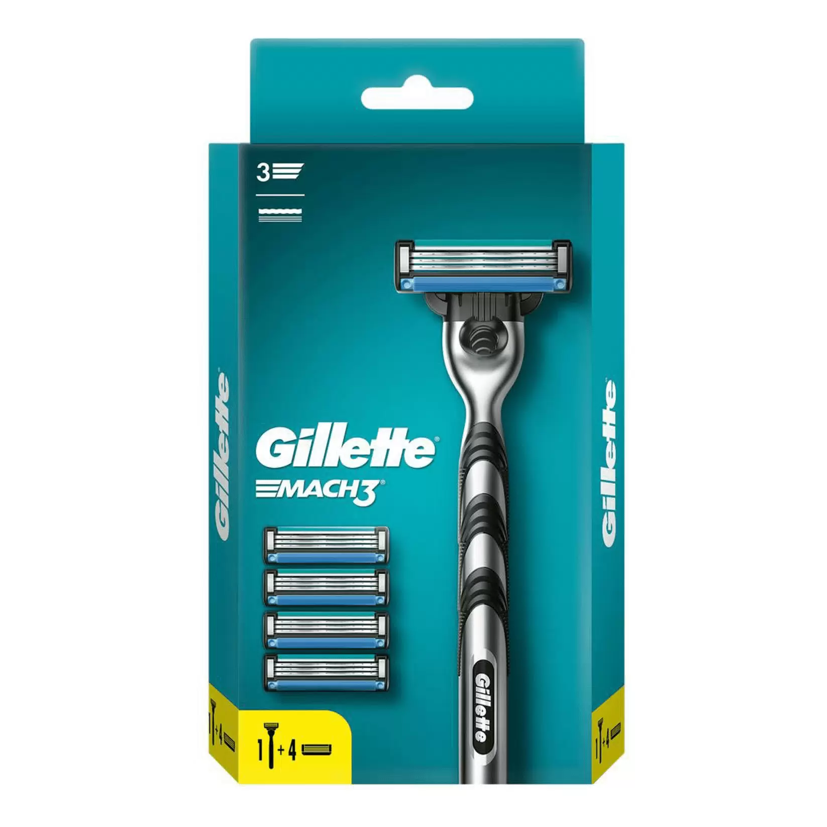 Бритва Gillette Mach3 с 5 сменными кассетами