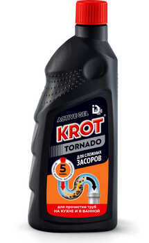 Гель для сложных засоров Krot Tornado, 1000г