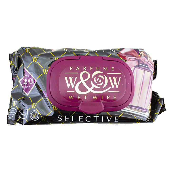 Влажные салфетки W&W Katrin парфюмированные 120 шт