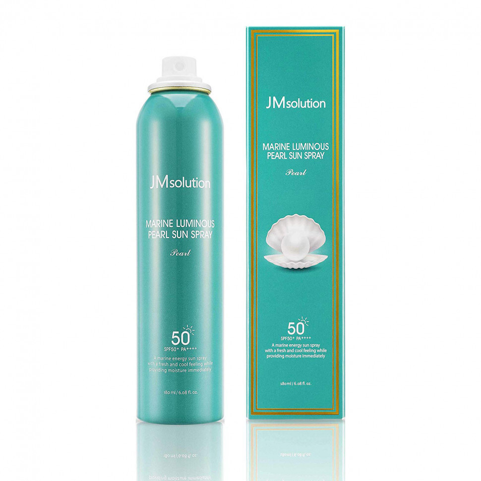 Солнцезащитный спрей с жемчугом JMsolution Marine Luminous Pearl Sun Protection Sun Spray SPF50+ PA+++