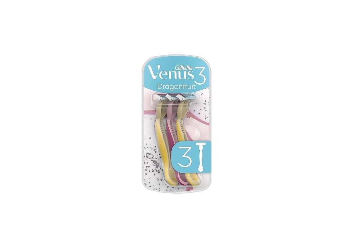 Станки GILLETTE Venus 3 Dragonfruit, одноразовые, 3шт.