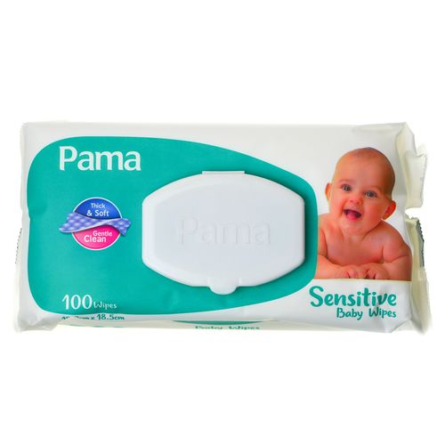 Влажные салфетки детские sensitive PAMA, 100шт