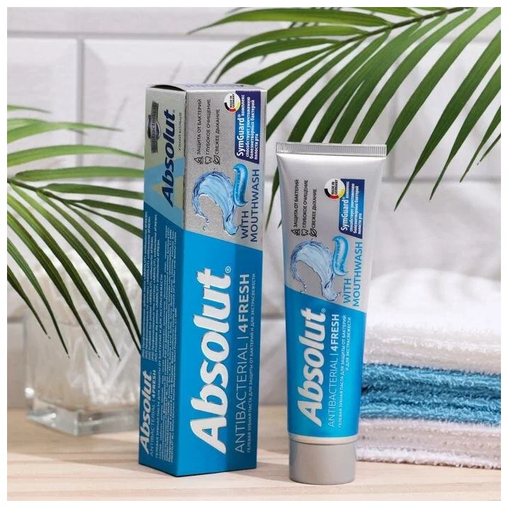 Зубная паста "ABSOLUT" antibacterial 4FRESH, 110