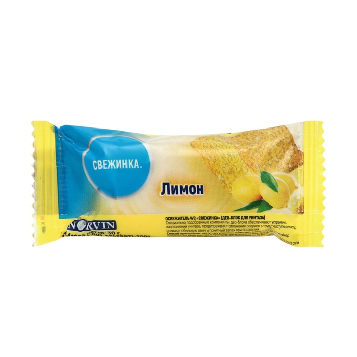 Запасной блок для унитаза Свежинка Лимон, 30 г
