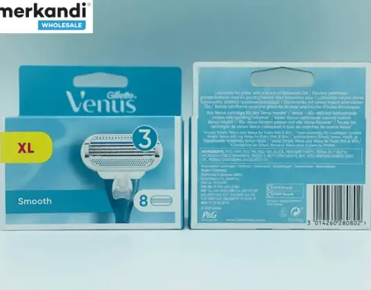 Сменные кассеты Gillette VENUS 3 лезвия 8шт.