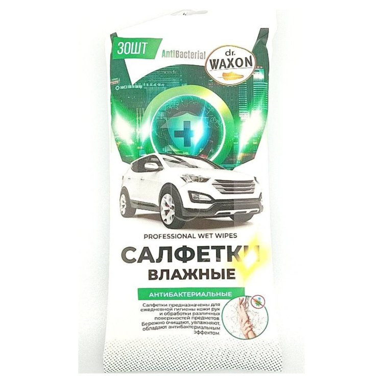 Влажные салфетки 30шт. dr. Waxon для интерьера