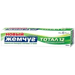 Зубная паста Новый Жемчуг Тотал 12 Отбеливание от природы (100 мл)
